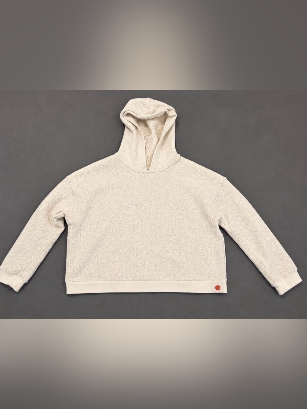 Mollusk Women's Cream Hooded Pullover Sweater